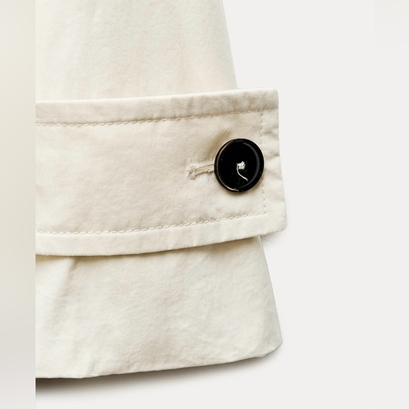 ZARA COAT , POCKET TRENCH ZW COLLECTION. SIZE M -L - Picture 11 of 15